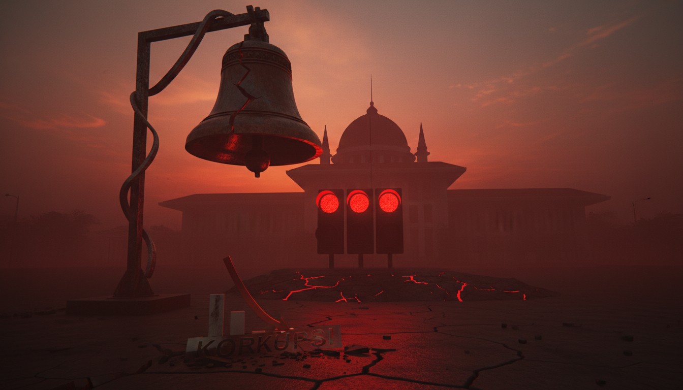 Alarm Bahaya! Indeks Persepsi Korupsi Indonesia Jeblok, Sinyal Lampu Merah Buat Istana?