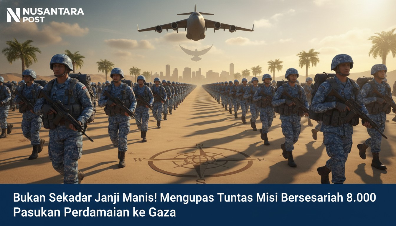 Bukan Sekadar Janji Manis! Mengupas Tuntas Misi Bersejarah 8.000 Pasukan Perdamaian ke Gaza