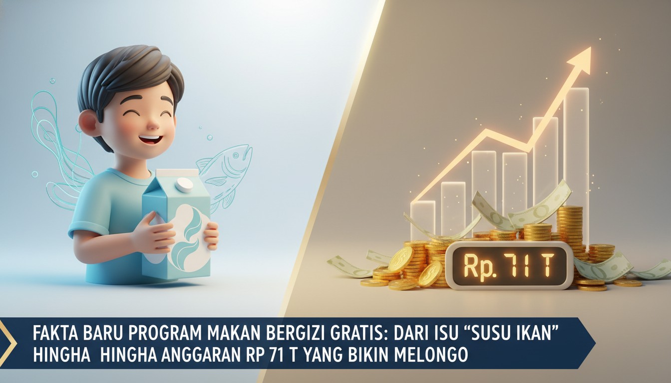 Fakta Baru Program Makan Bergizi Gratis: Dari Isu 'Susu Ikan' hingga Anggaran Rp 71 T yang Bikin Melongo