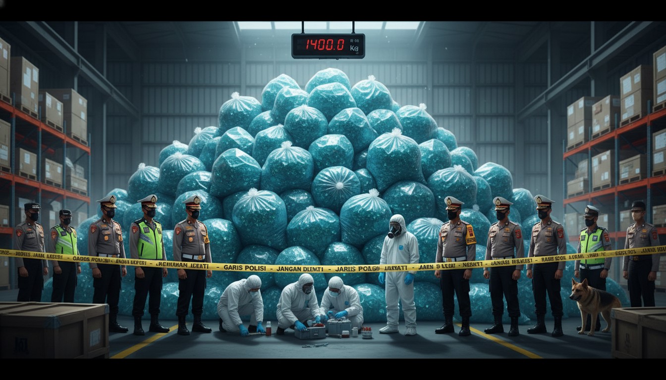 Geger! 1,4 Ton Sianida Ilegal Disita, Bayangkan Berapa Juta Nyawa Jadi Taruhannya?