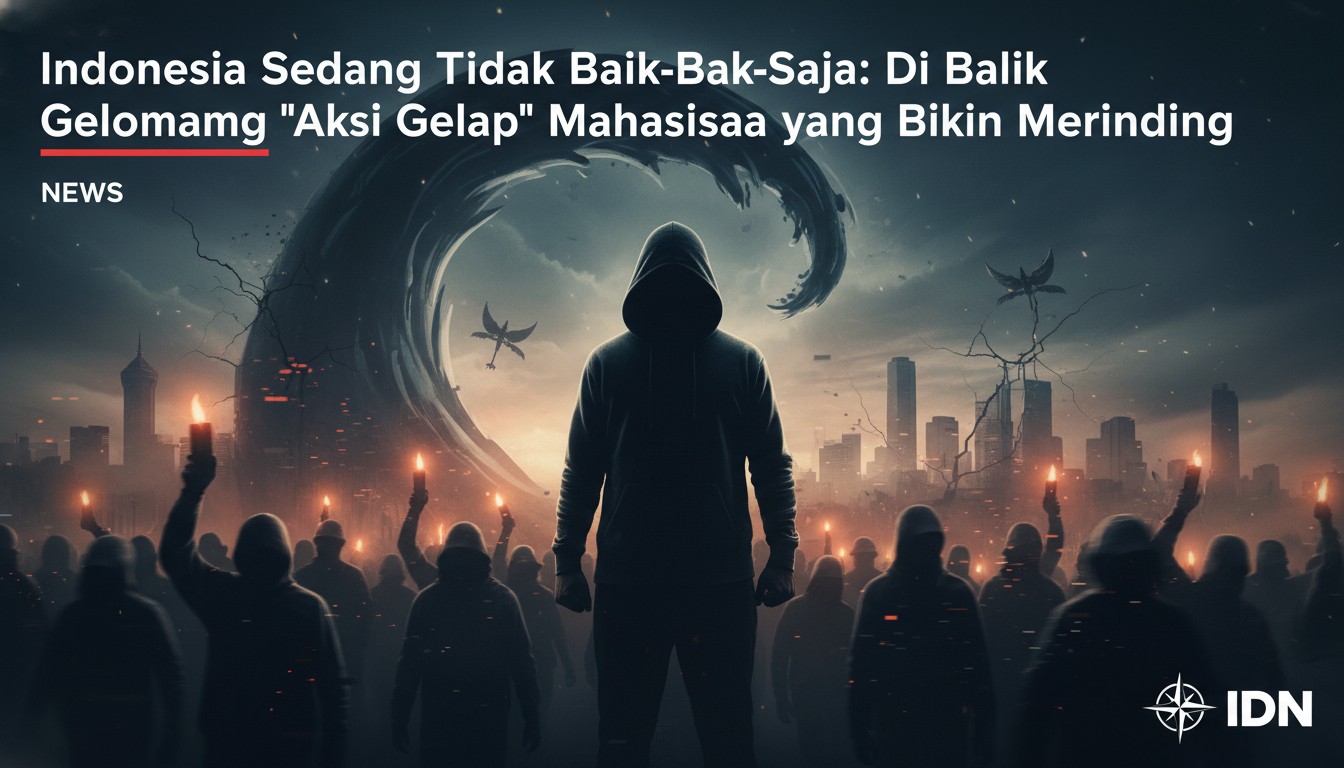 Indonesia Sedang Tidak Baik-Baik Saja: Di Balik Gelombang 'Aksi Gelap' Mahasiswa yang Bikin Merinding