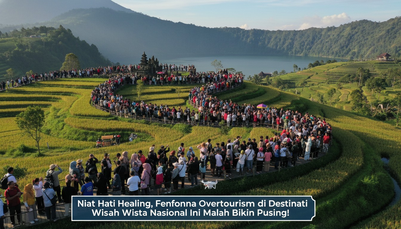 Niat Hati Healing, Fenomena Overtourism di Destinasi Wisata Nasional Ini Malah Bikin Pusing!