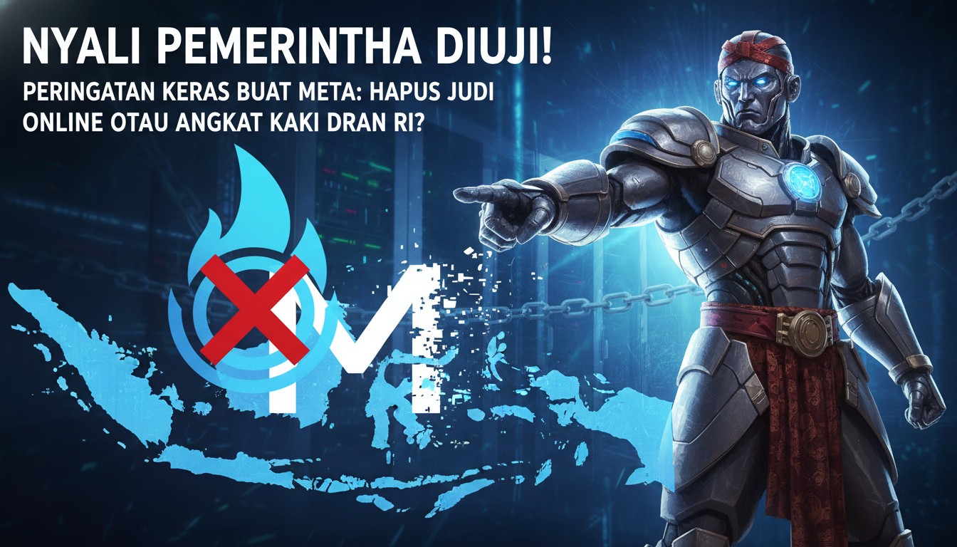 Nyali Pemerintah Diuji! Peringatan Keras buat Meta: Hapus Judi Online atau Angkat Kaki dari RI?