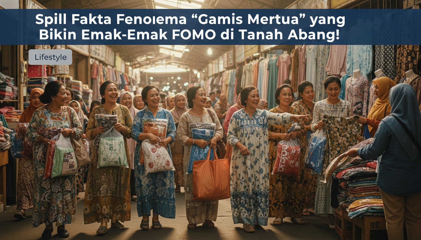 Spill Fakta Fenomena 'Gamis Mertua' yang Bikin Emak-Emak FOMO di Tanah Abang!